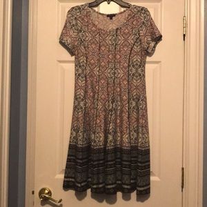 Short Sleeved Swing Dress